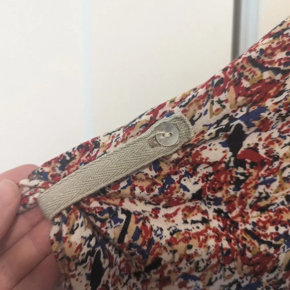 Anthropologie TINY "Perenne" Floral Button Down Shirt Dress - Picture 6 of 12
